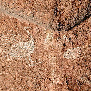 Testimonies of pre hispanic cultures: petroglyph