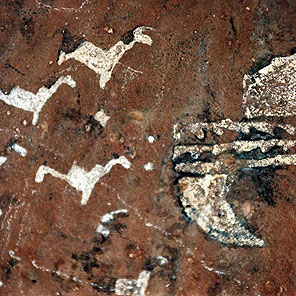 Testimonies of pre hispanic cultures: petroglyph