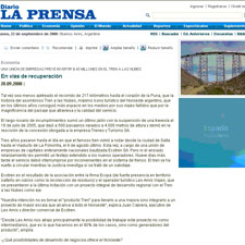 Sitio web La Prensa